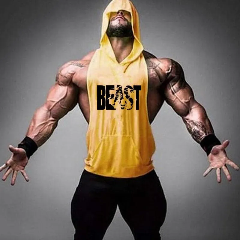 Beast Workout Sleeveless Hoodie