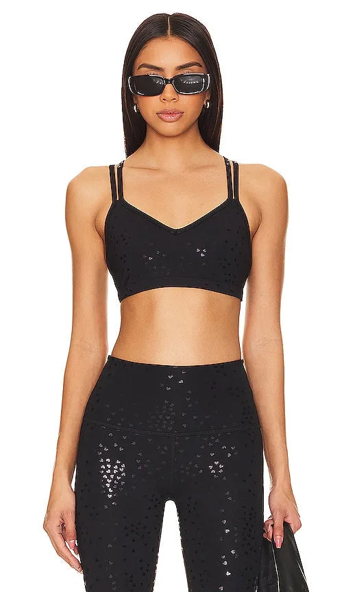 Beyond Yoga Double Back Sports Bra in Black