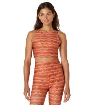 Beyond Yoga Printed Open Back Yoga Sports Bra