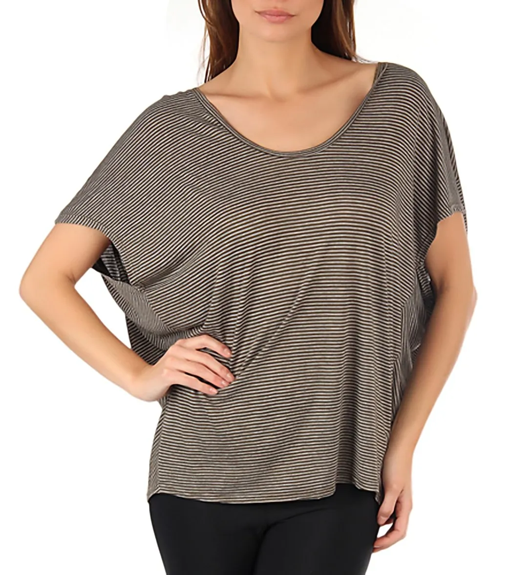Beyond Yoga Women's Open Back Short Sleeve Top