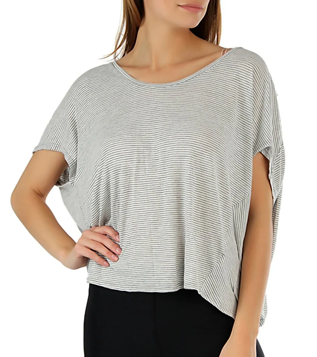 Beyond Yoga Women's Open Back Short Sleeve Top