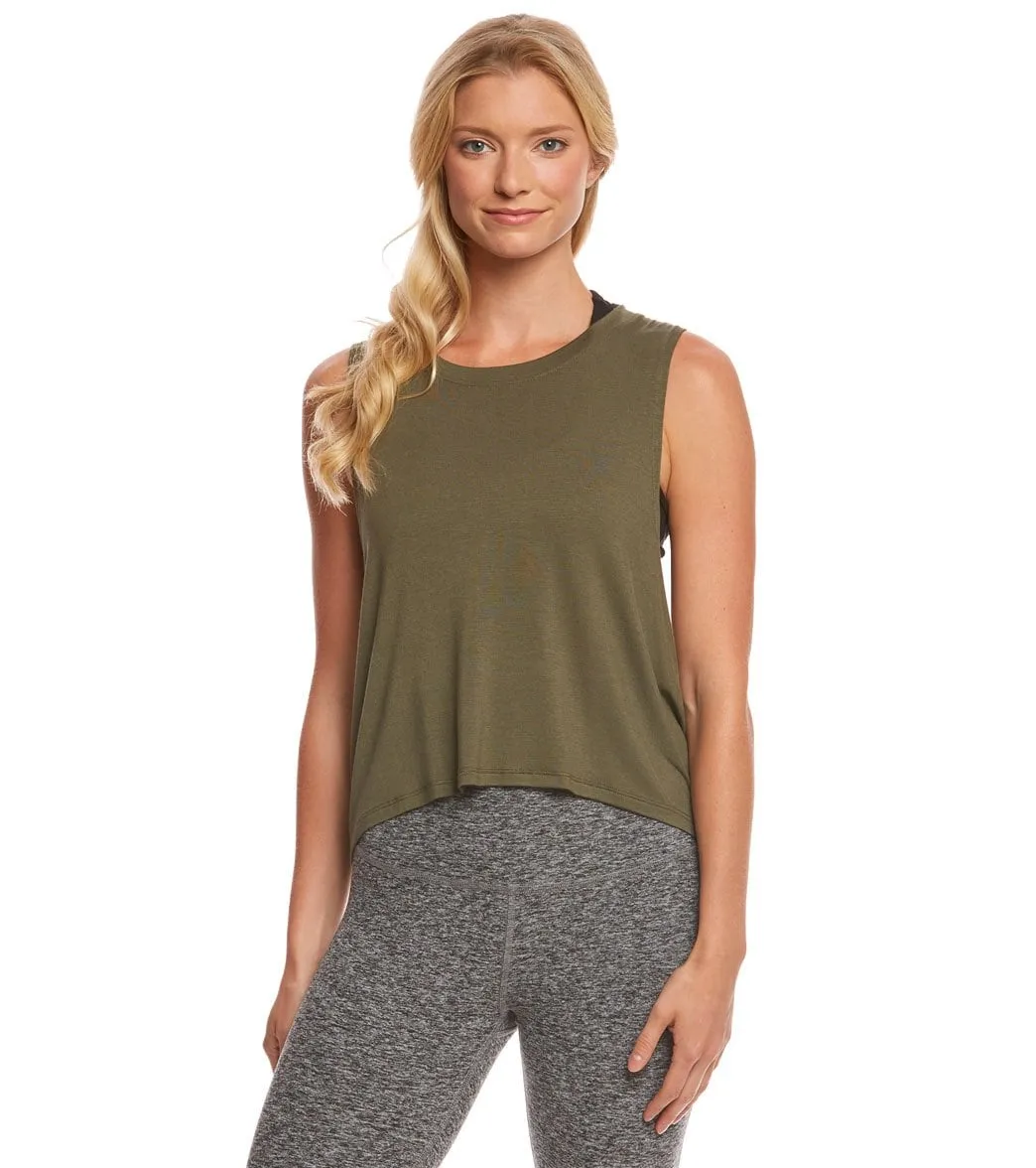 Beyond Yoga Wrap Around Yoga Tank Top