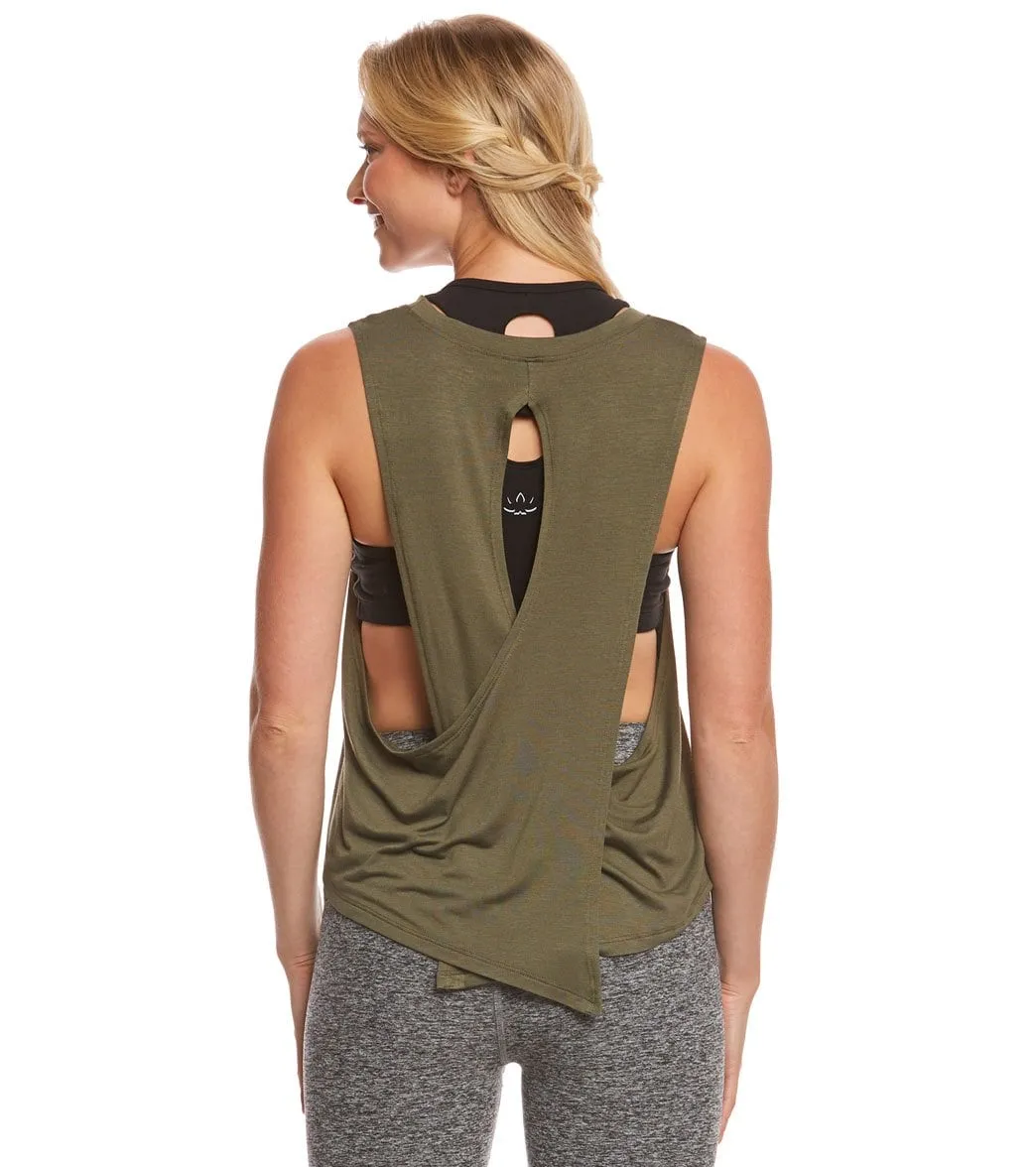 Beyond Yoga Wrap Around Yoga Tank Top