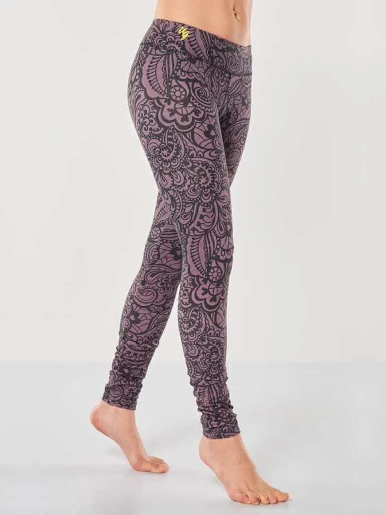 Bhaktified Yoga Leggings Anjali - Jungle Orchid