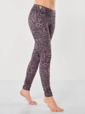Bhaktified Yoga Leggings Anjali - Jungle Orchid