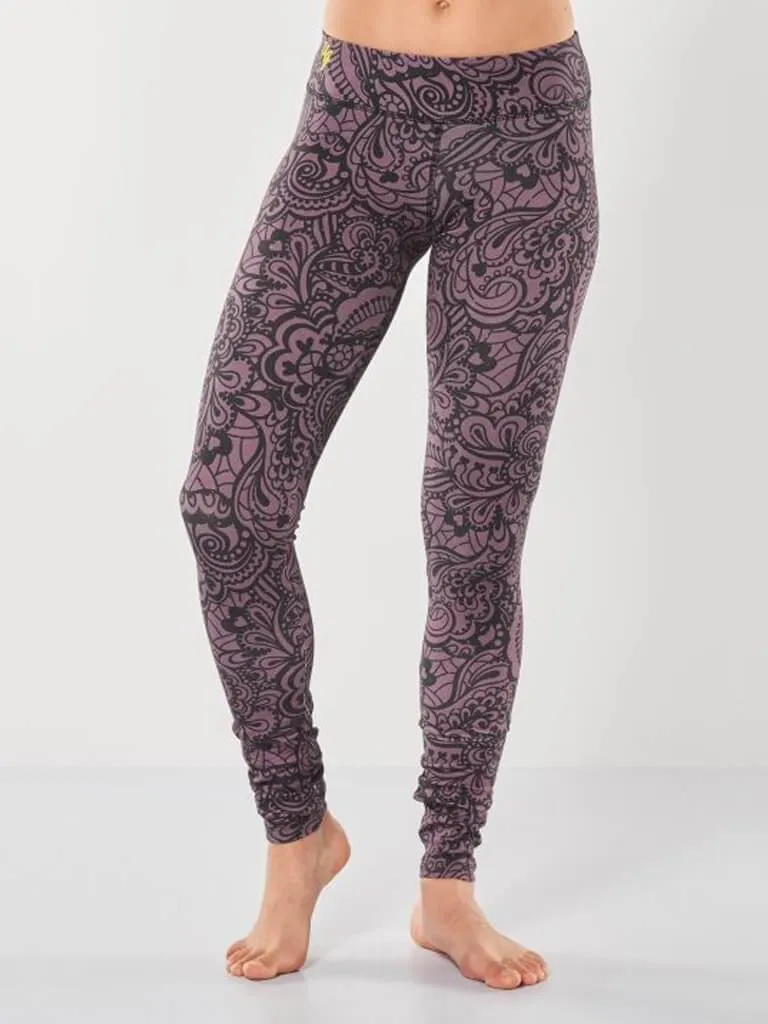 Bhaktified Yoga Leggings Anjali - Jungle Orchid