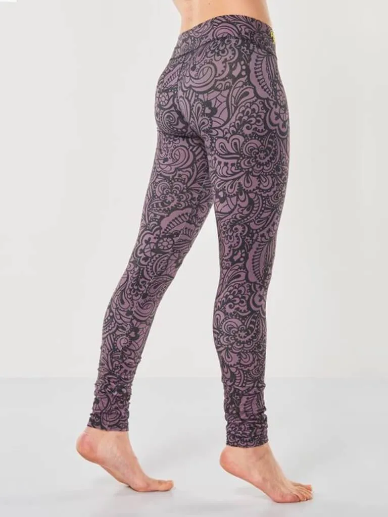 Bhaktified Yoga Leggings Anjali - Jungle Orchid