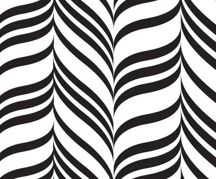 Black & White Candy Stripe Triathlon Skirt