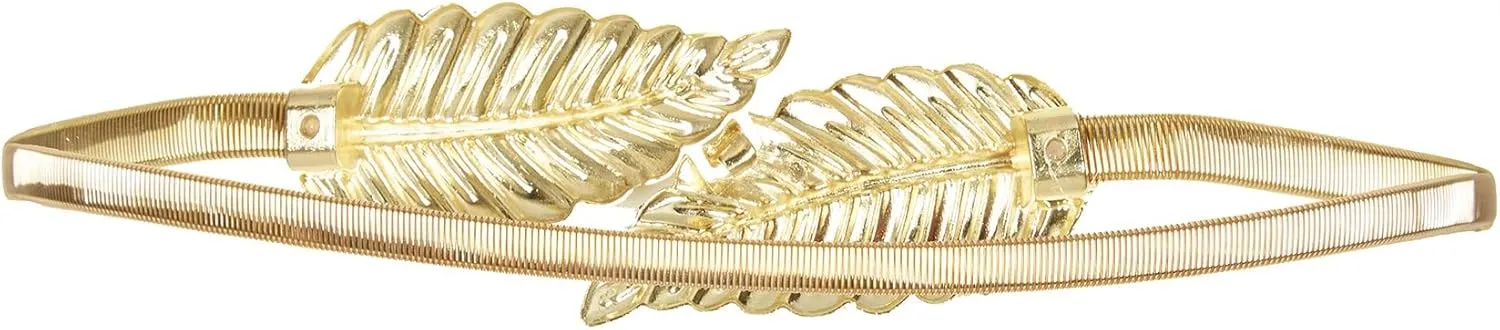 BlackButterfly Metallic Elastic Stretchy Chain Belt