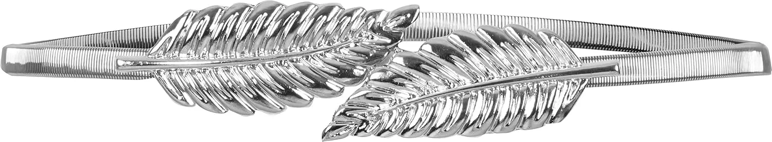 BlackButterfly Metallic Elastic Stretchy Chain Belt