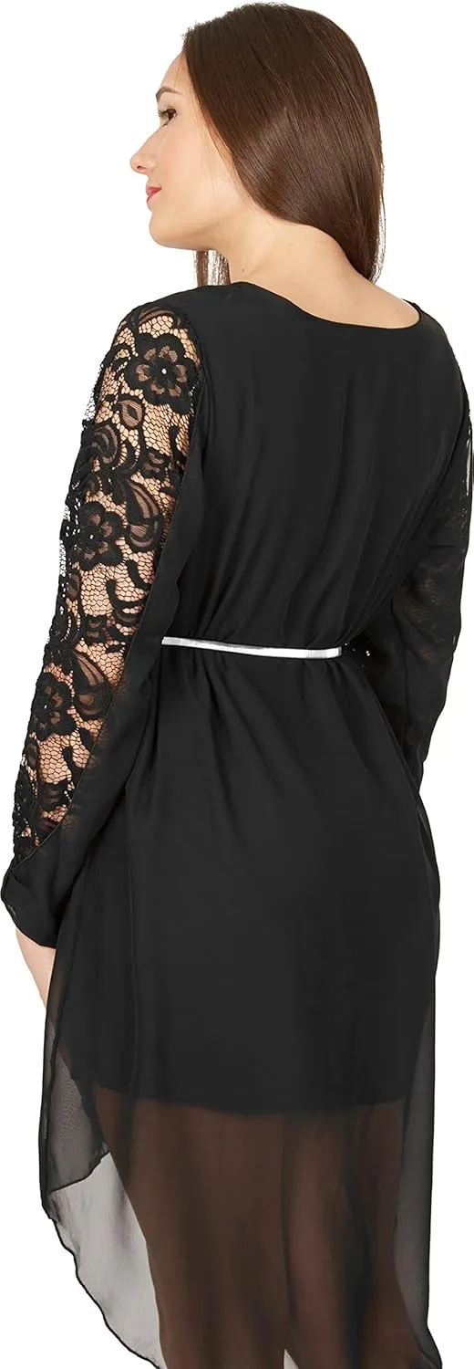 BlackButterfly Metallic Elastic Stretchy Chain Belt