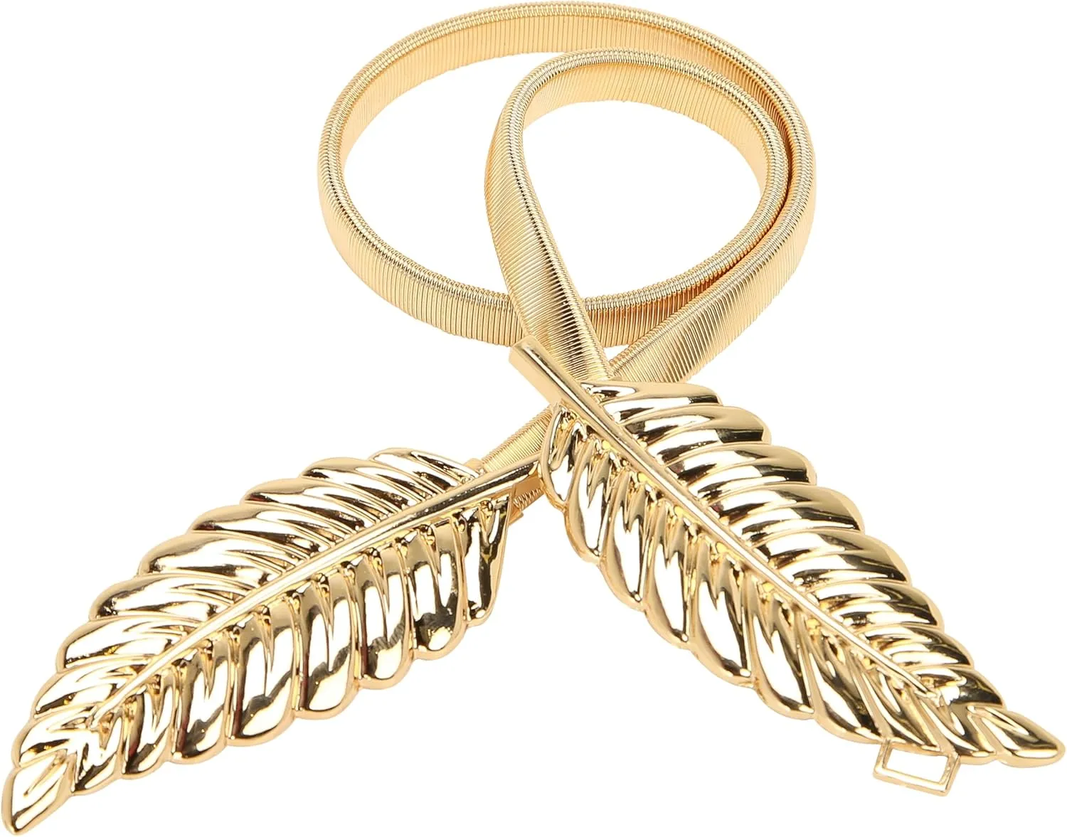 BlackButterfly Metallic Elastic Stretchy Chain Belt