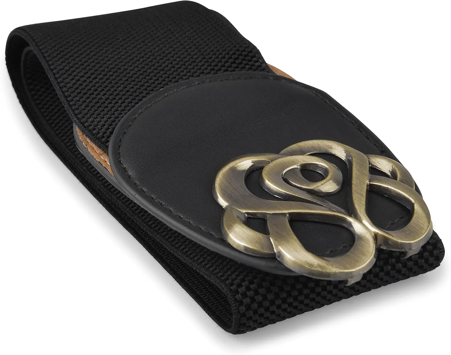 BlackButterfly Stretchy Vintage Waspie Elastic Buckle Waist Belt