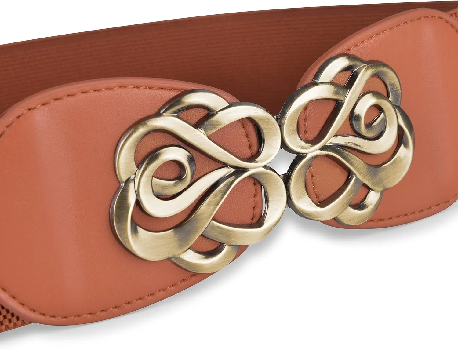 BlackButterfly Stretchy Vintage Waspie Elastic Buckle Waist Belt