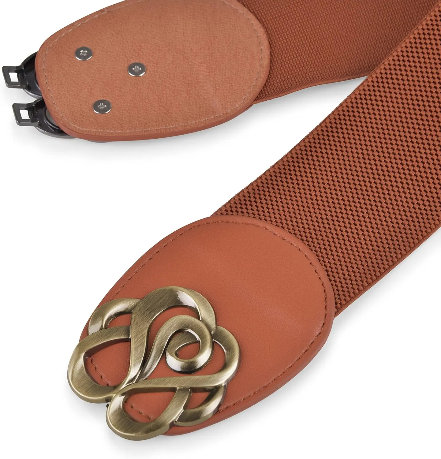 BlackButterfly Stretchy Vintage Waspie Elastic Buckle Waist Belt