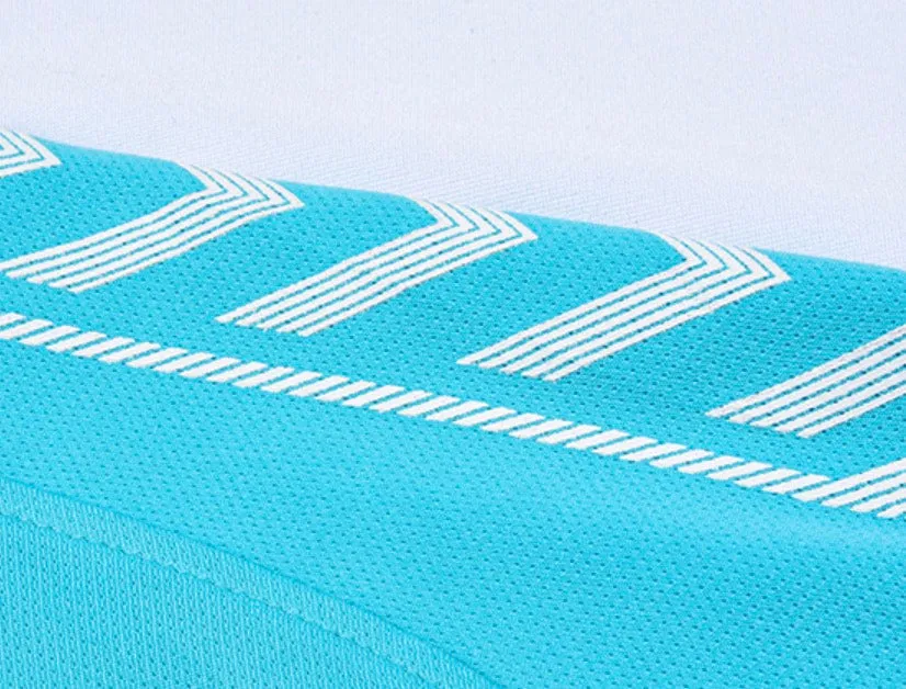 Blank White Blue Soccer Jerseys for Wholesale
