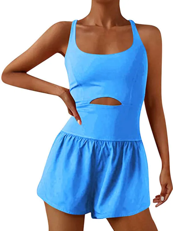 Blue Zone Planet |  Emerald Elegance Active Jumpsuit