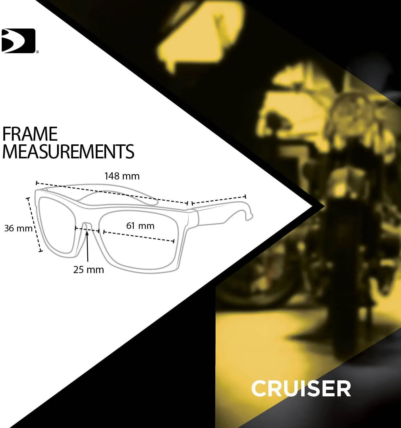 Bobster  Cruiser, Matte Black Frame, Smoked Reflective Lens