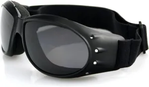 Bobster  Cruiser, Matte Black Frame, Smoked Reflective Lens