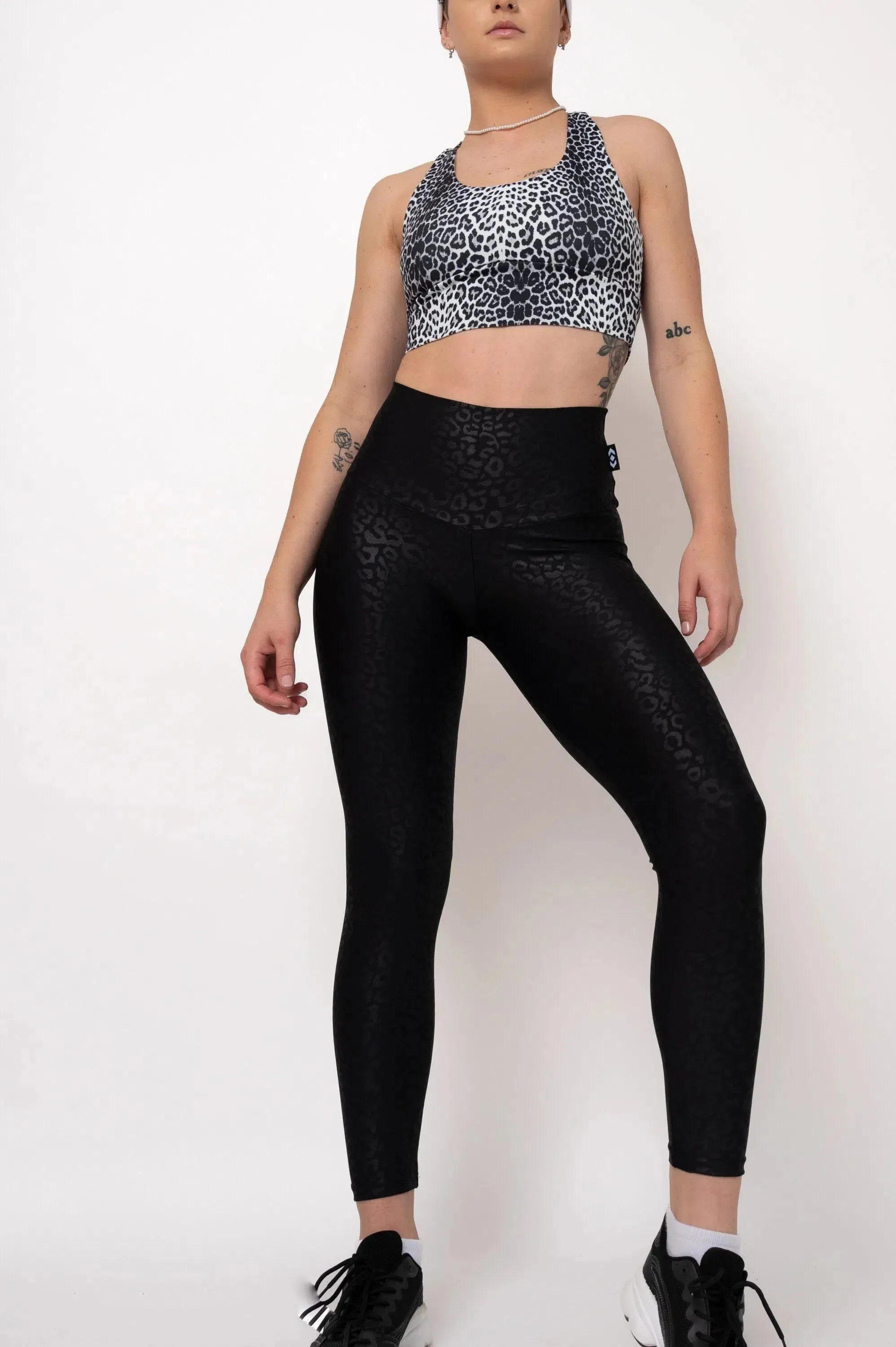 Body Contouring T Back Comfort Crop Top - Jag Swag White