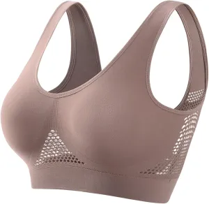 Breathable AntiSagging Breasts Bra for Women Sports Bras Seamless Wirefree Breathable Yoga Comfort Sleep Bras