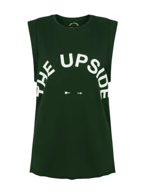British Green Muscle Tank Top