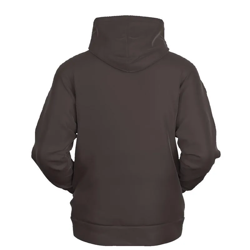 Brown Hoodie Blank | Unisex | with PLUS sizes | Deep Dark Pale Brown | C60M60Y60K60
