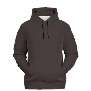 Brown Hoodie Blank | Unisex | with PLUS sizes | Deep Dark Pale Brown | C60M60Y60K60