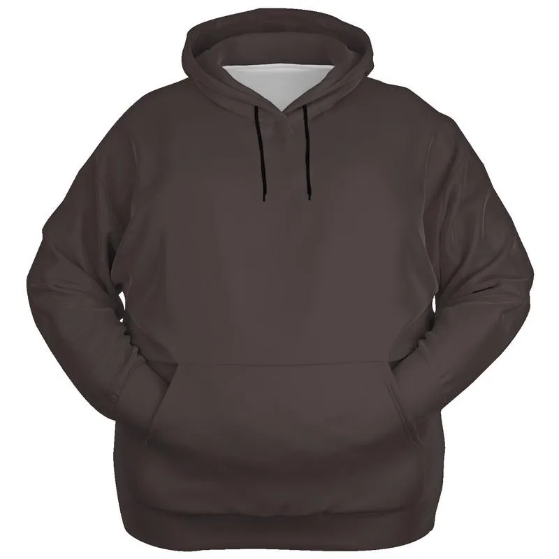 Brown Hoodie Blank | Unisex | with PLUS sizes | Deep Dark Pale Brown | C60M60Y60K60