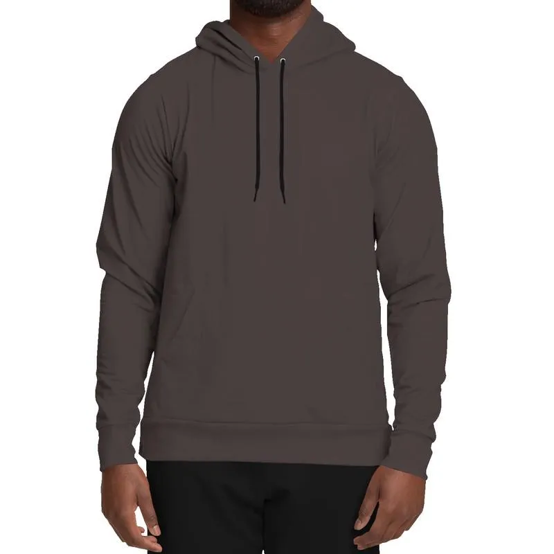 Brown Hoodie Blank | Unisex | with PLUS sizes | Deep Dark Pale Brown | C60M60Y60K60