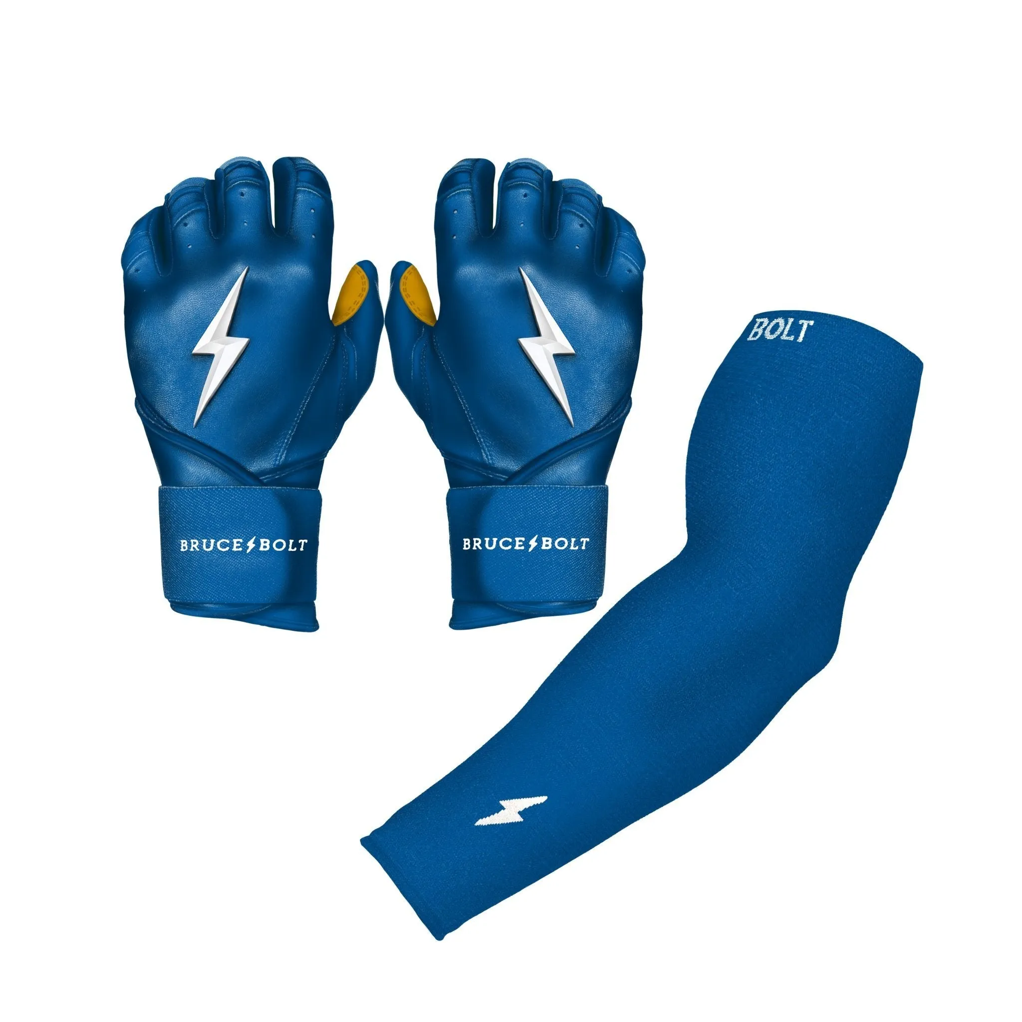 BRUCE BOLT Graduated Compression Premium Arm Sleeve - ROYAL