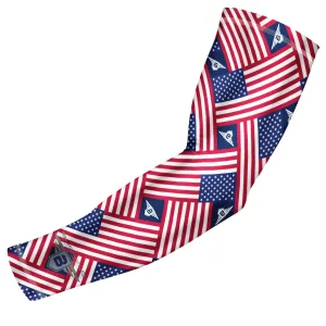 Bucwild Sports USA Flag Compression Arm Sleeve