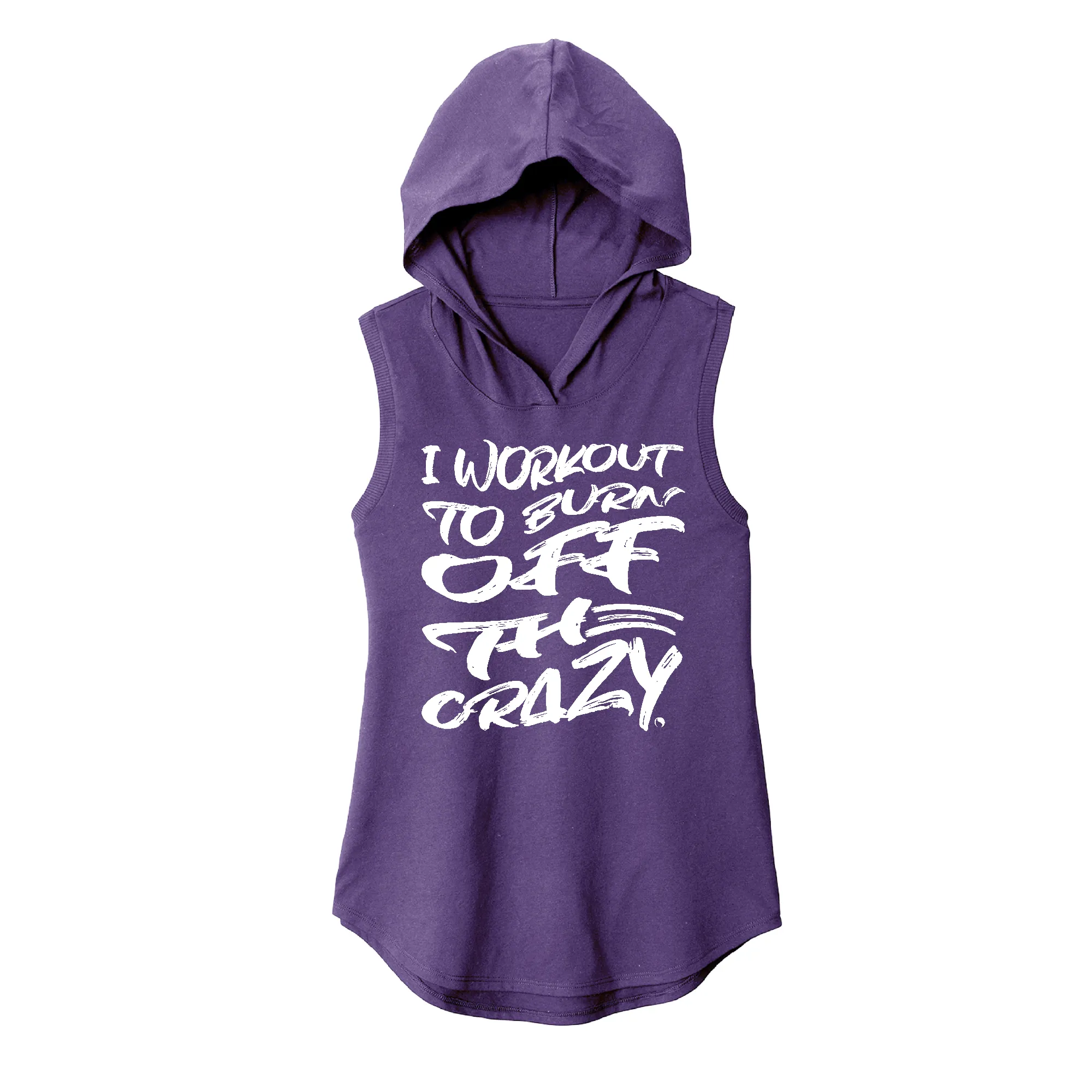 Burn Off the Crazy Sleevless Hoodie