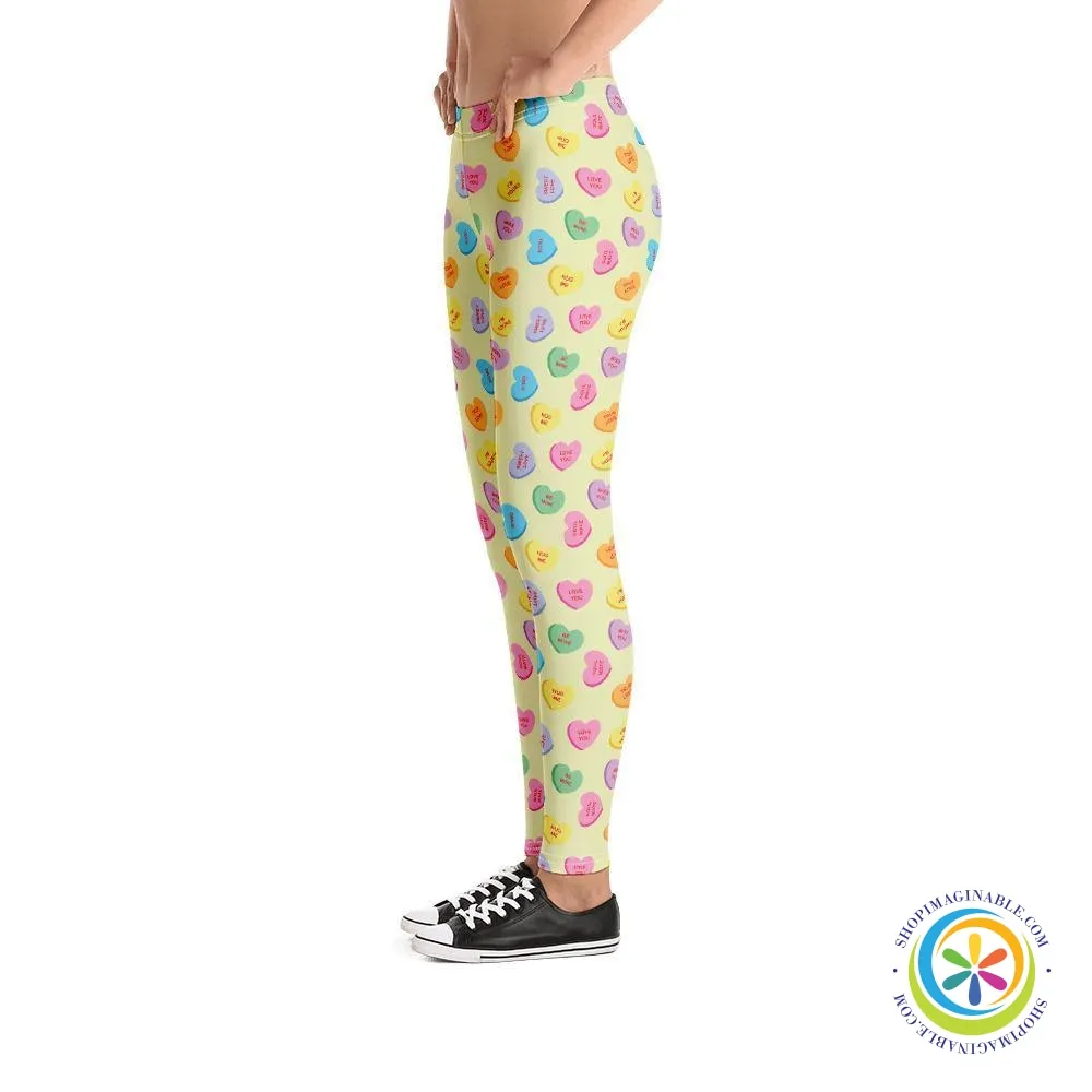 Candy Heart's Sweethearts Full Length Leggings