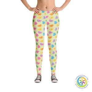 Candy Heart's Sweethearts Full Length Leggings