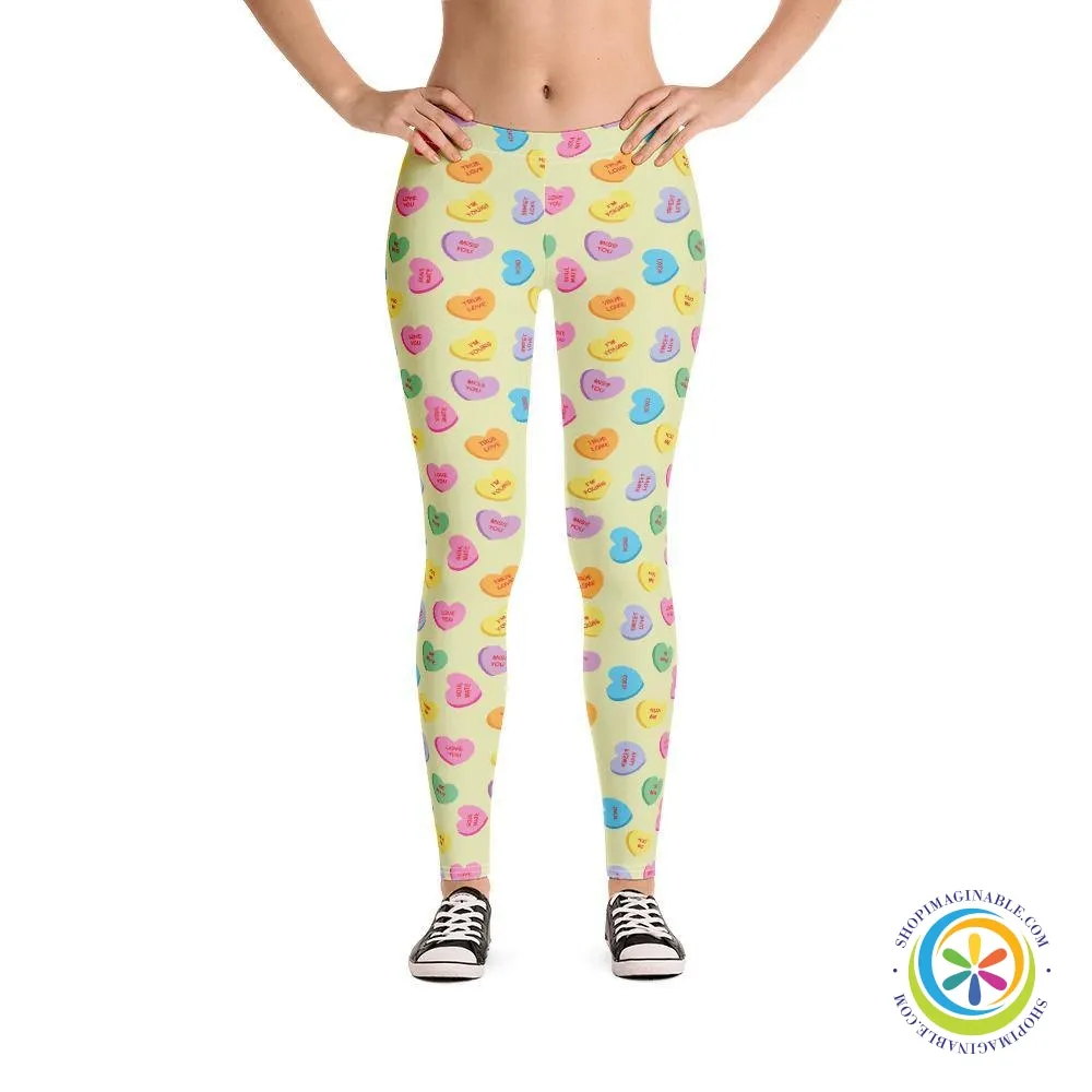 Candy Heart's Sweethearts Full Length Leggings