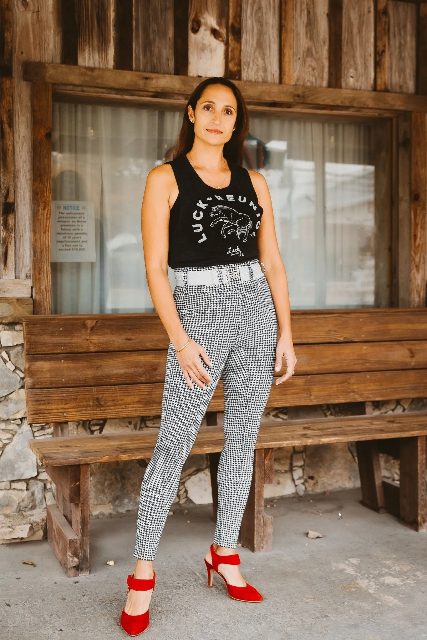 Canter Culture Athletic Breeches - Houndstooth