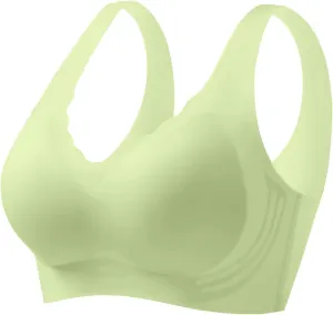 Caralush Pushup Bra, Lifting Bras for Sagging Breasts Super Gather Bra Wireless Push-Up Bra for Women Everyday Women's Wireless Bra with Seamless Smooth Comfort Wirefree T Shirt Bra X-Large