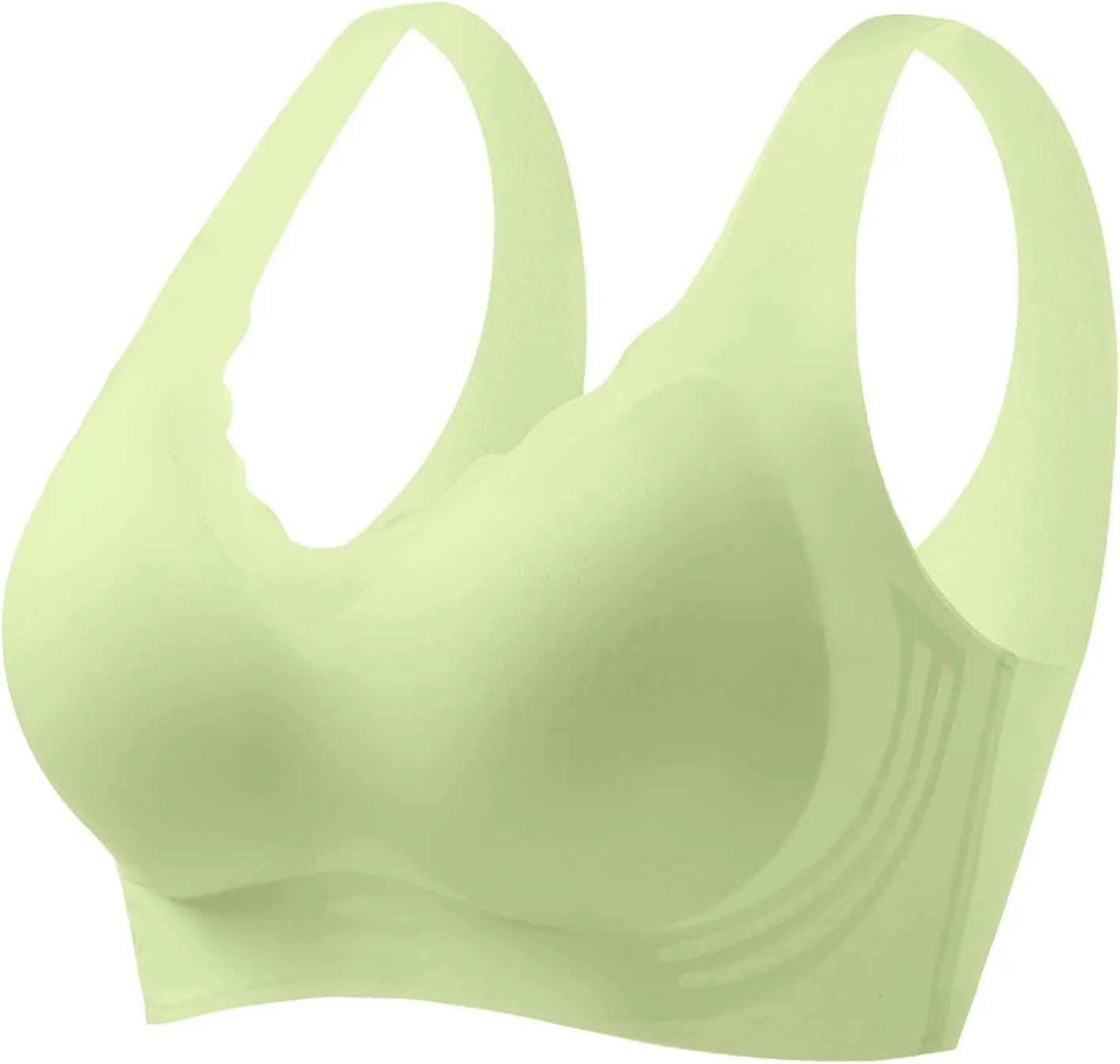 Caralush Pushup Bra, Lifting Bras for Sagging Breasts Super Gather Bra Wireless Push-Up Bra for Women Everyday Women's Wireless Bra with Seamless Smooth Comfort Wirefree T Shirt Bra X-Large