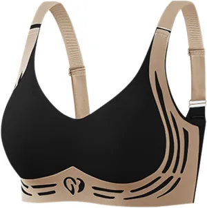 Caralush Pushup Bra, Lifting Bras for Sagging Breasts Super Gather Bra Wireless Push-Up Bra for Women Everyday Women's Wireless Bra with Seamless Smooth Comfort Wirefree T Shirt Bra X-Large