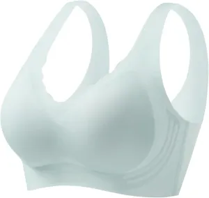 Caralush Pushup Bra, Lifting Bras for Sagging Breasts Super Gather Bra Wireless Push-Up Bra for Women Everyday Women's Wireless Bra with Seamless Smooth Comfort Wirefree T Shirt Bra XX-Large