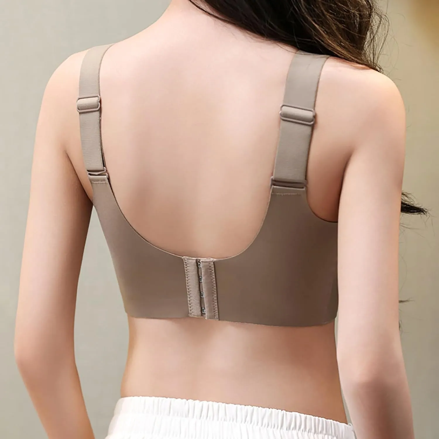 Caralush Pushup Bra, Lifting Bras for Sagging Breasts Super Gather Bra Wireless Push-Up Bra for Women Everyday