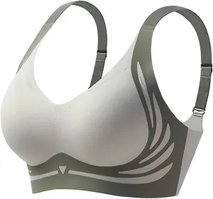 Caralush Pushup Bra, Lifting Bras for Sagging Breasts Super Gather Bra Wireless Push-Up Bra for Women Everyday
