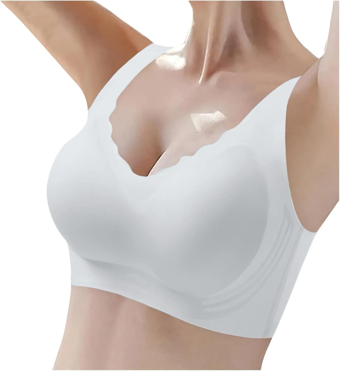 Caralush Pushup Bra, Lifting Bras for Sagging Breasts Super Gather Bra Wireless Push-Up Bra for Women Everyday