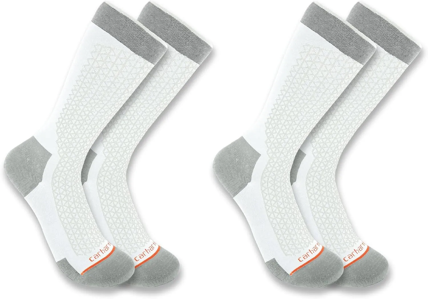 Carhartt Men's Lightweight Durable Crew Sock 2 Pack