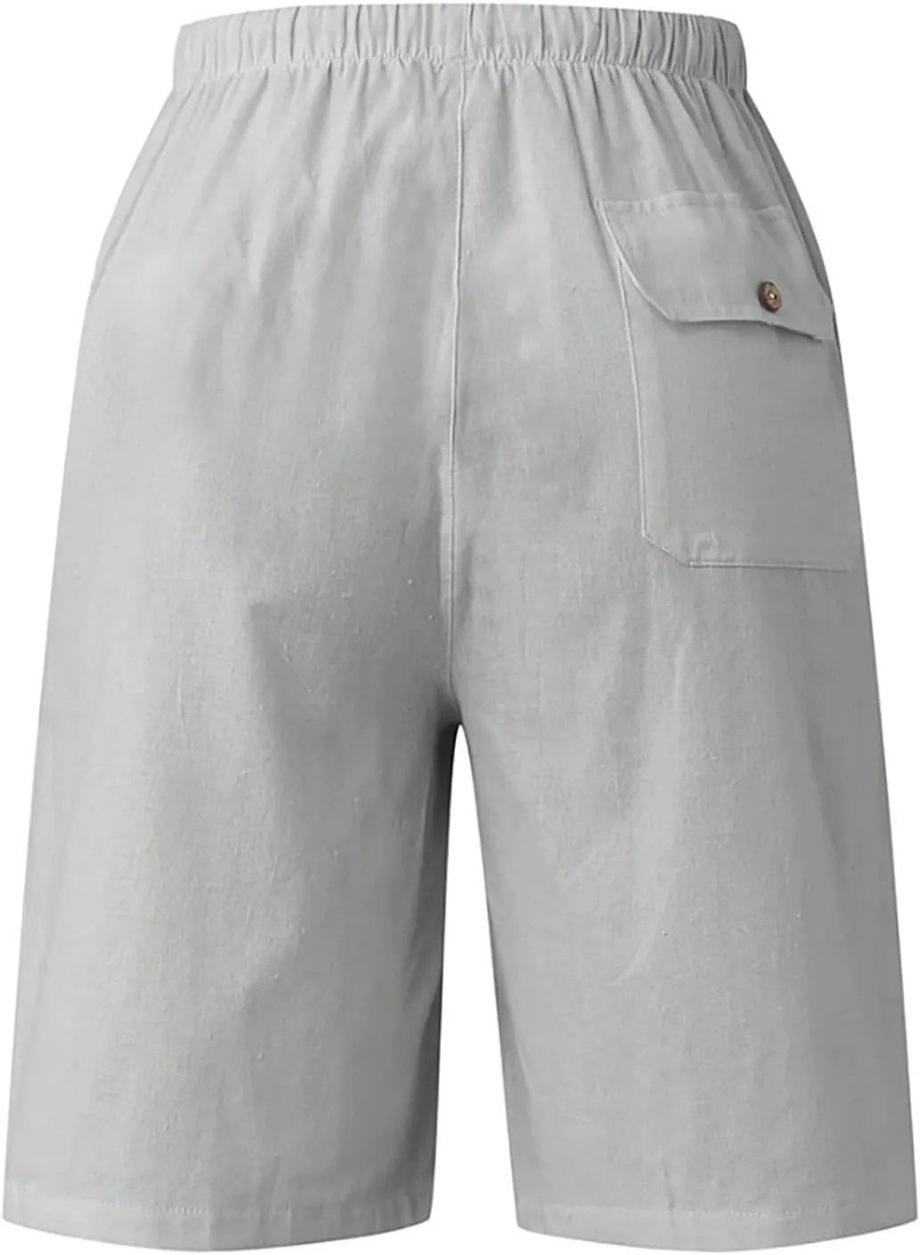Casual Straight Denim Shorts for Men Lightweight Relax Fit Jeans Below The Knee 2025