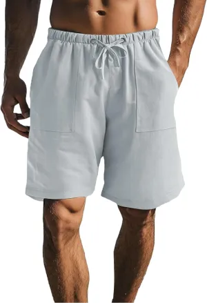 Casual Straight Denim Shorts for Men Lightweight Relax Fit Jeans Below The Knee 2025