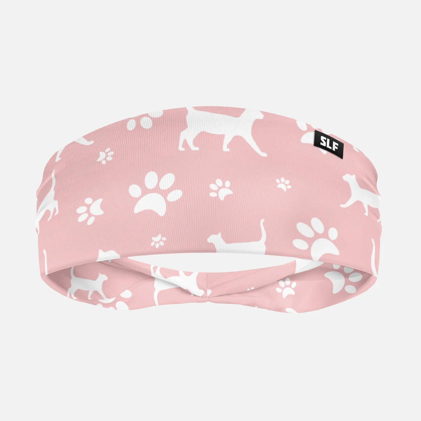 Cats Paws Soft Coral Headband