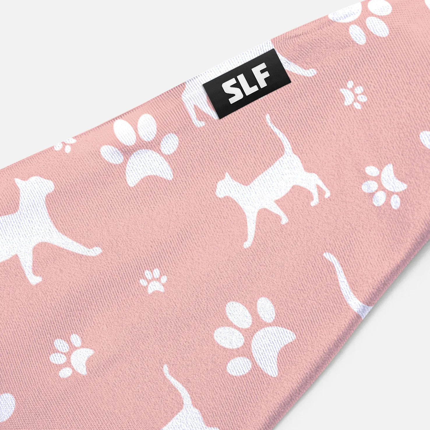 Cats Paws Soft Coral Headband