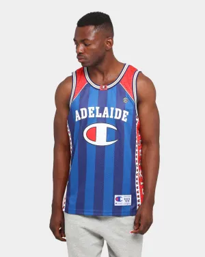 Champion Adelaide Sixers Off-Court NBL Jersey Navy/Red